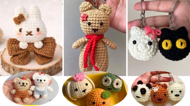 8 Free Crochet Animal Keychain Tutorials for Kids