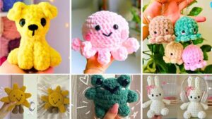 13 Free Crochet Desk Buddy Plushie Patterns for Crocheters