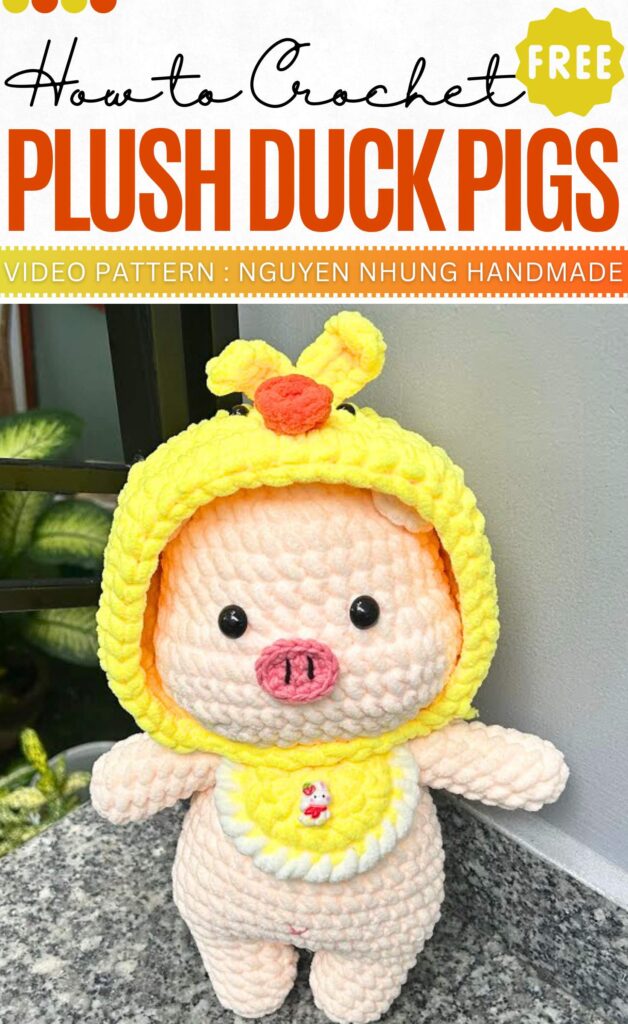 Plush Duck Pigs Amigurumi