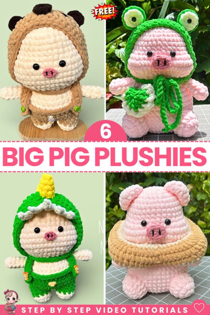 big Pig Plushies