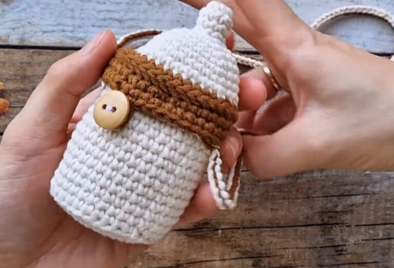 Crochet Milk Bottle Bag Pattern For Little Ones