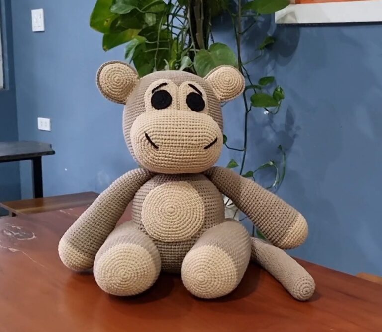 Crochet Amigurumi Monkey Pattern Step by step
