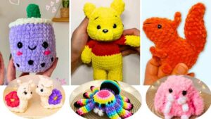 10 Free Crochet Low-Sew Plushie Tutorials for Kids