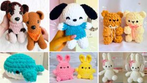 11 Free Crochet Plush Desk Buddies for Crocheters