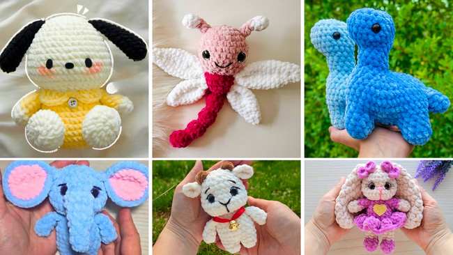 10 Free Crochet Plush Doll Tutorials for Kids