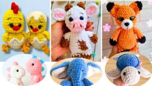 10 Free Crochet Baby Animal Plush Tutorials for Kids
