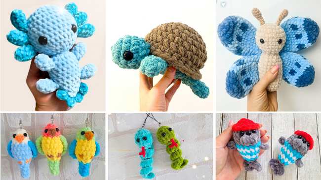 11 Crochet Oh-So Cute Plushies for Kids