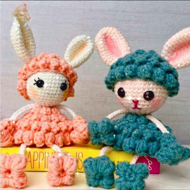 6 Free Crochet Bunny Amigurumi Patterns for Kids
