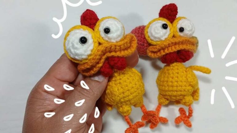 6 Free Crochet Wacky Animal Keychain Patterns