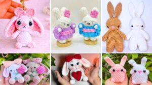 15 Free Crochet Bunny Amigurumi Tutorials for Gifting