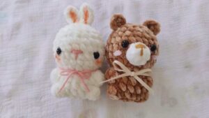 6 Free Crochet Bunny and Bear Amigurumi Patterns