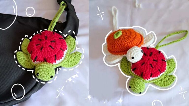 Free Crochet Summer Bag Charm Patterns