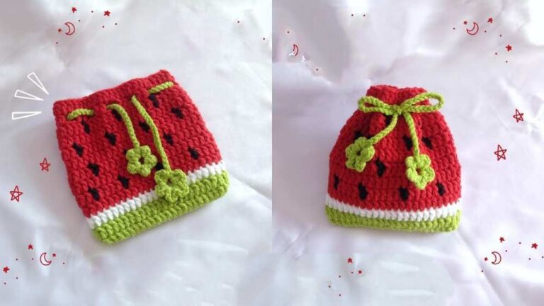 5 Free Crochet Pouch & Bag Charm Patterns