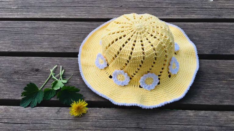 Free Crochet Girl Summer Hat Patterns for Kids