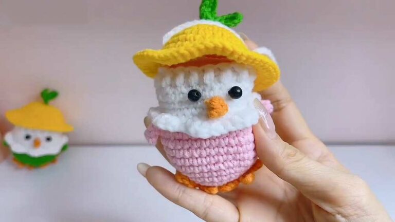 Free Crochet Chick Bag Pattern for Kids