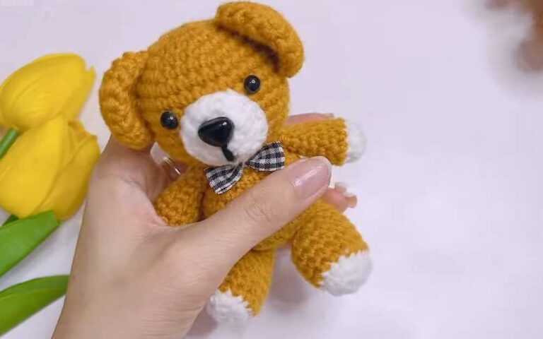 Crochet Little Amigurumi Teddy Bear Pattern Free