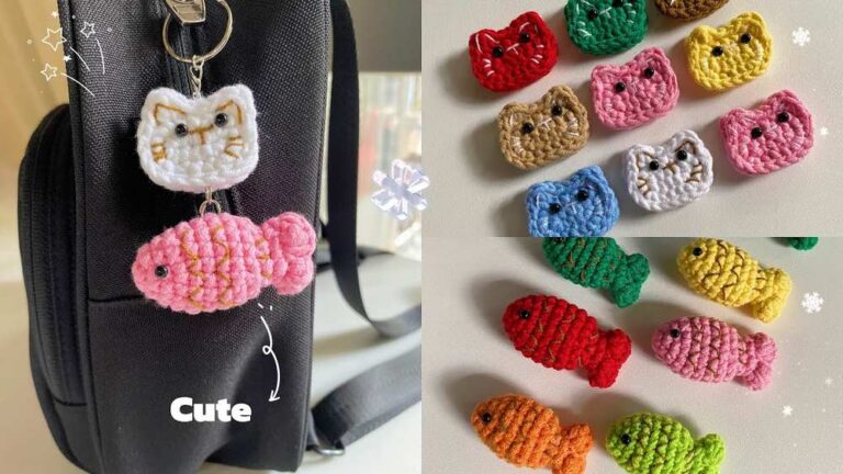 5 Free Crochet Nice Summery Keychain Patterns for All