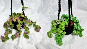 5 Free Crochet Hanging Plant Pot Patterns for Summer
