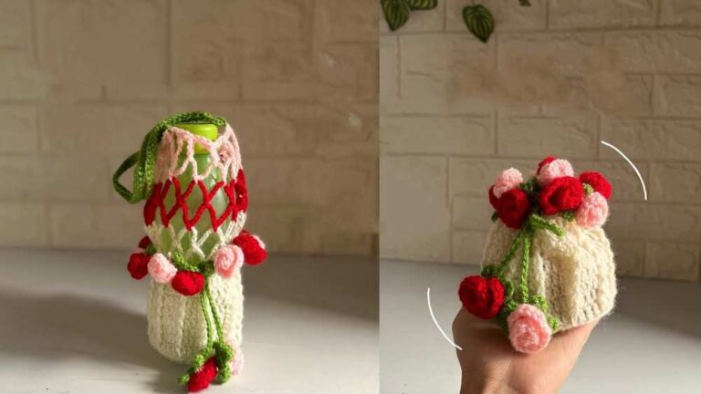 How to Crochet Reversible Water Bottle Holder Patterns for Summer