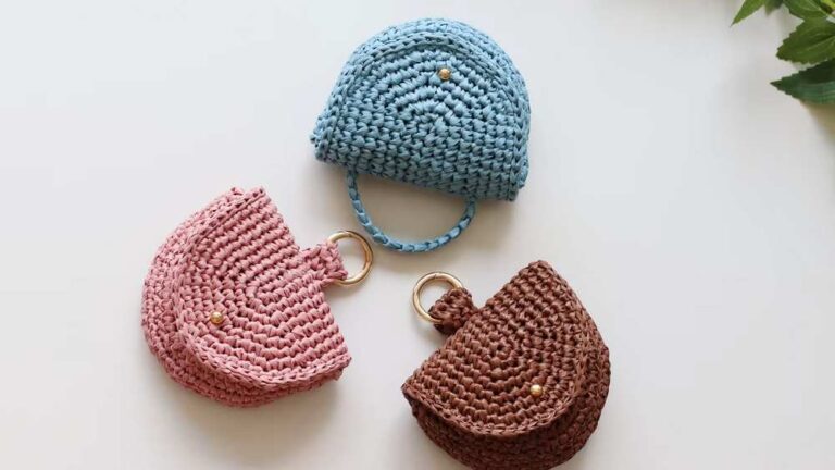 Crochet Half Mini Bag Pattern For Small Stuff