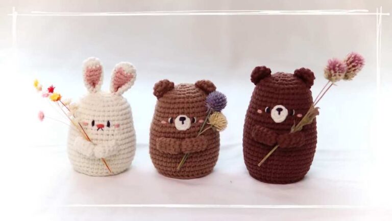 Crochet Rabbit And Bear Amigurumi Pattern