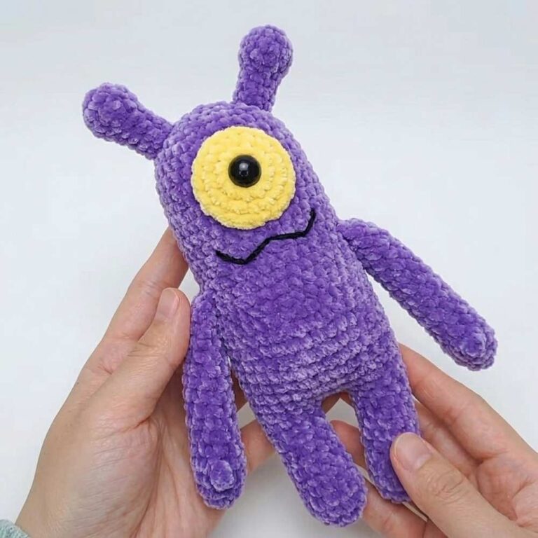 Crochet Tall Monster Plushie Pattern You Would Love