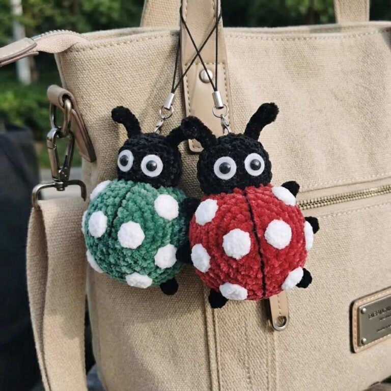 Crochet Ladybug Amigurumi Plushie Toy Pattern