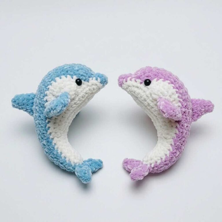 Crochet Dolphin Amigurumi Plushie Pattern