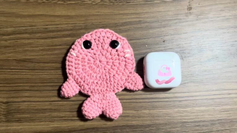 Crochet Whale Pouch & Bag Charm Pattern