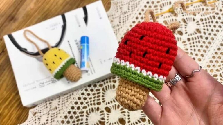 5 Free Crochet Summer Fruit Charm Patterns