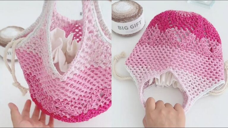 Crochet Beautiful Tote Bag Pattern For Summer