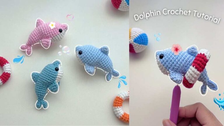 Chubby Cheeks: Crochet Mini Dolphin in Swim Ring Amigurumi Tutorial