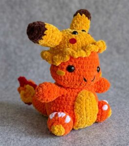 Pinky Promise: Crochet Monster In Hat Plushie Pattern for Fall