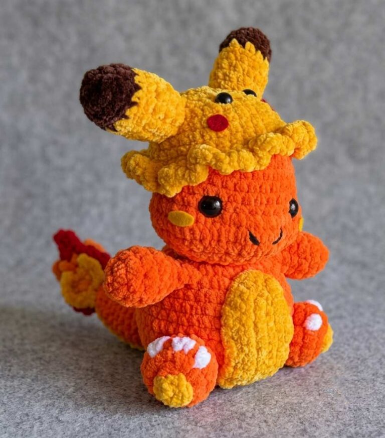 Pinky Promise: Crochet Monster In Hat Plushie Pattern for Fall