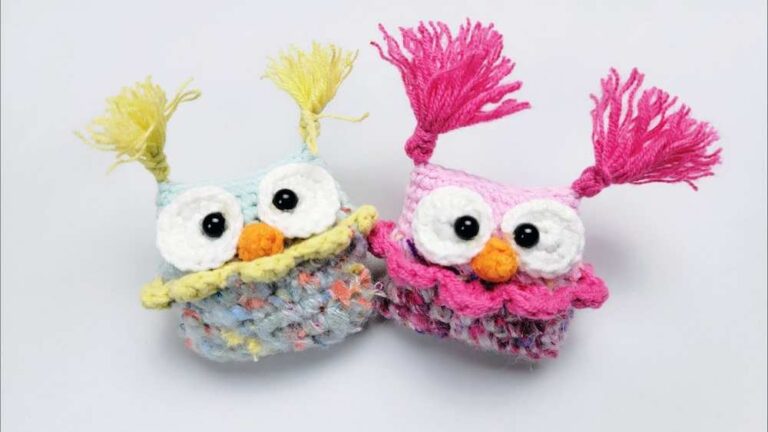 Hui Crochet: How to Crochet Googly-Eyed Owl Amigurumi for Fall with UNIQUE Yarns
