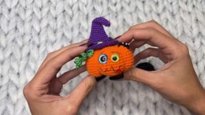 Crochet Quirky Pumpkin Amigurumi Pattern for Halloween