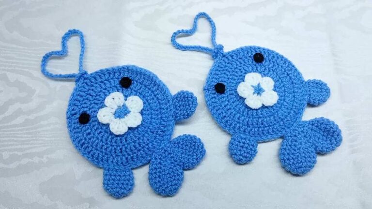 Crochet Oli: Crochet Whale Wallet & Pouch for Summer