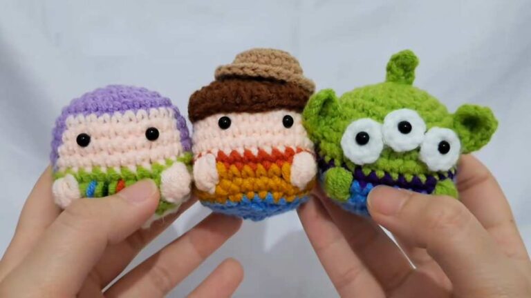 From LittleSpot: How to Crochet Kawaii Toy Story Character Amigurumi (3-in-1 Tutorial)