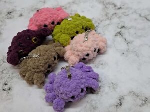Crochet Miniature No-Sew Baby Spider Plushie Pattern Pattern