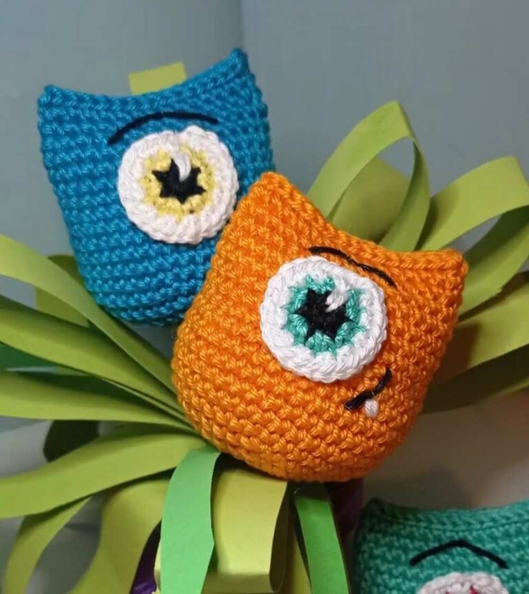 Sogio: Crochet One-Eyed Buddy Monster Plushie for Halloween