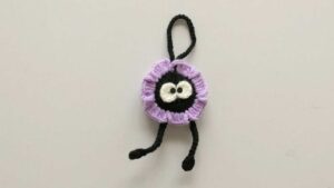 Ngocongo: Crochet UNIQUE Susuwatari Bag Charm for Halloween
