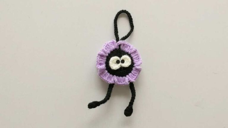 Ngocongo: Crochet UNIQUE Susuwatari Bag Charm for Halloween