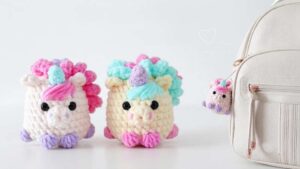 How to Crochet No-Sew Baby Unicorn Plushie for Kids