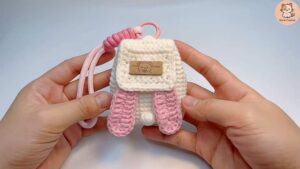 How to Crochet A Mini Rabbit Ears Backpack for Back-to-School