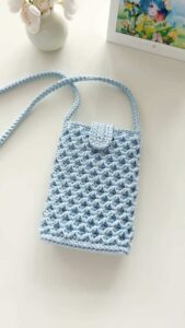 How to Crochet A Beautiful-Stitch Phone Bag for Everyday Wear