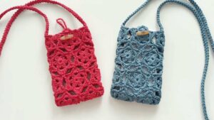Crochet Star-Motif Phone Bag for Everyday and Special Occasions