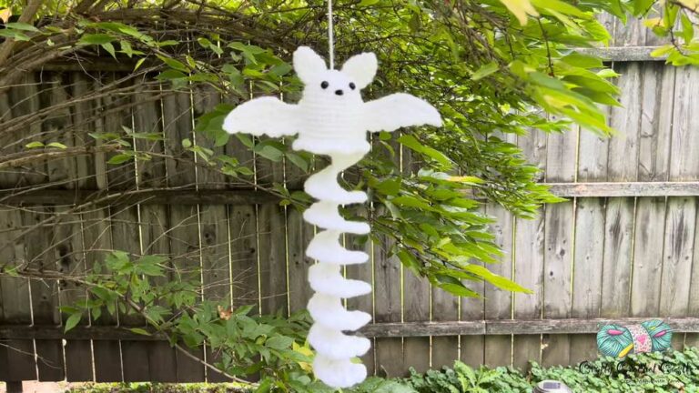 How to Crochet Bat Amigurumi Wind Spinner for Halloween Decoration